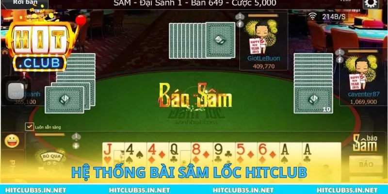 Hệ thống bài sâm lốc hitclub