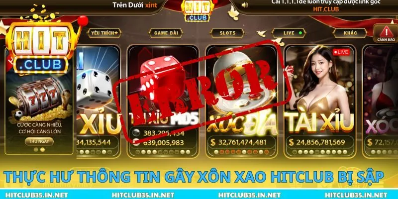 Thực hư thông tin gây xôn xao Hitclub bị sập