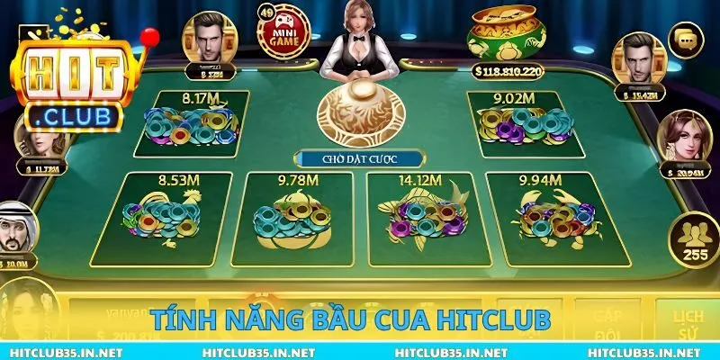 Tính năng bầu cua hitclub