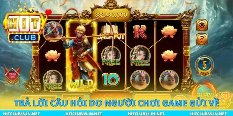 Trả lời câu hỏi do người chơi game gửi về