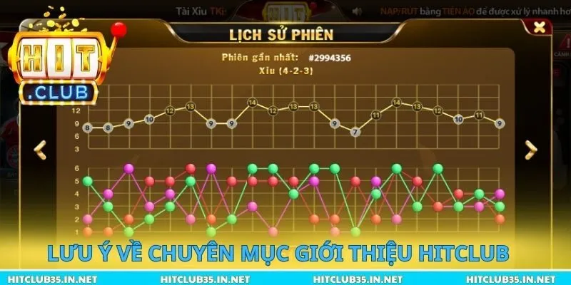 Lưu ý khi tìm hiểu chuyên mục giới thiệu Hitclub